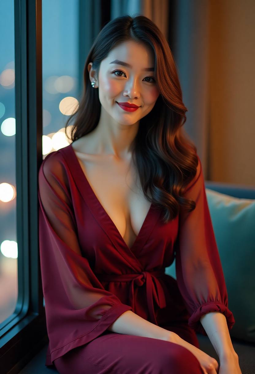 夜晚桥边